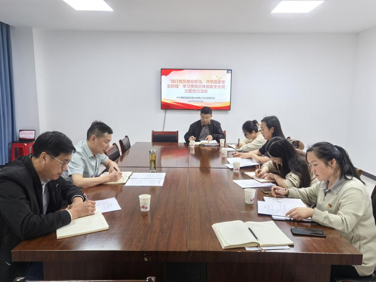 “践行党员使命担当，共筑国家安全防线”