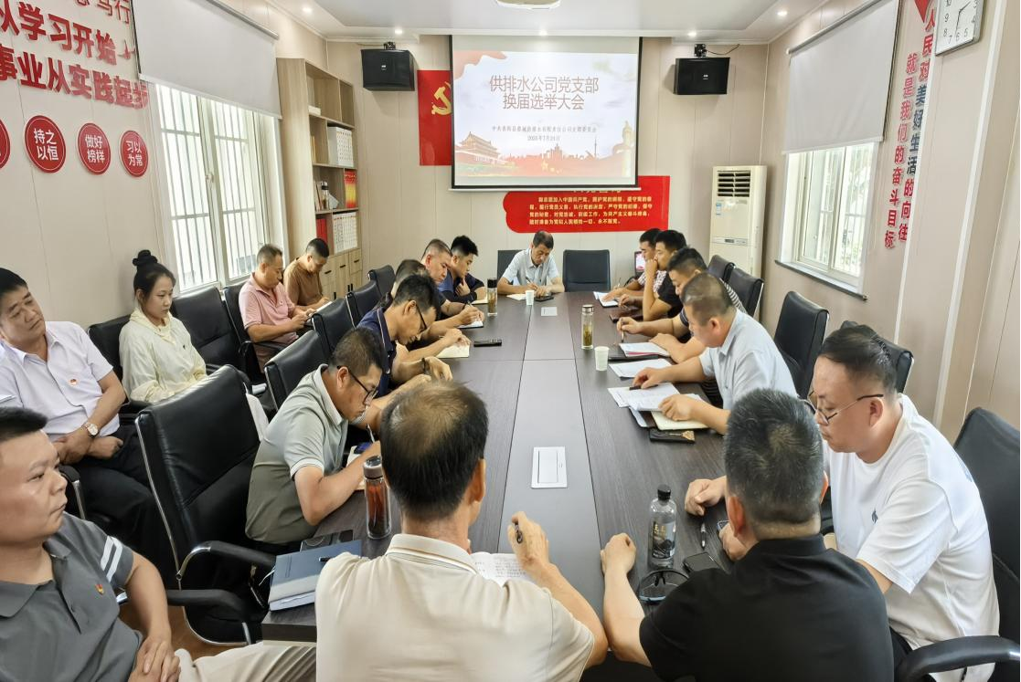 新起点，新使命：供排水公司党支部顺利进行支部委员会换届选举